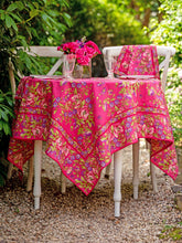 Load image into Gallery viewer, April Cornell - Penny&#39;s Patio Pink Tablecloth
