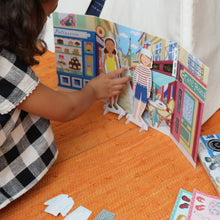 Load image into Gallery viewer, Baker &amp; Painter Paper Doll Set A Day in Paris
