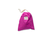 Load image into Gallery viewer, Bees Wrap Reusable Beeswax Lined Artisan Bread Bag - Magenta
