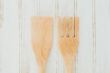 Load image into Gallery viewer, Sugar Maple - 12" Servers - Bee's Oil Finish
