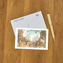 Load image into Gallery viewer, Postcard Forest Animal Visit Owl
