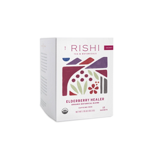 Load image into Gallery viewer, Rishi Tea Elderberry Healer Organic Herbal Tea Sachets
