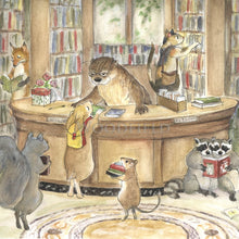 Load image into Gallery viewer, Library Days Notecard - Woodfield Press
