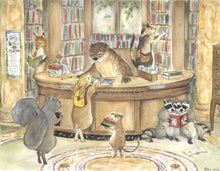 Load image into Gallery viewer, Library Days Notecard - Woodfield Press
