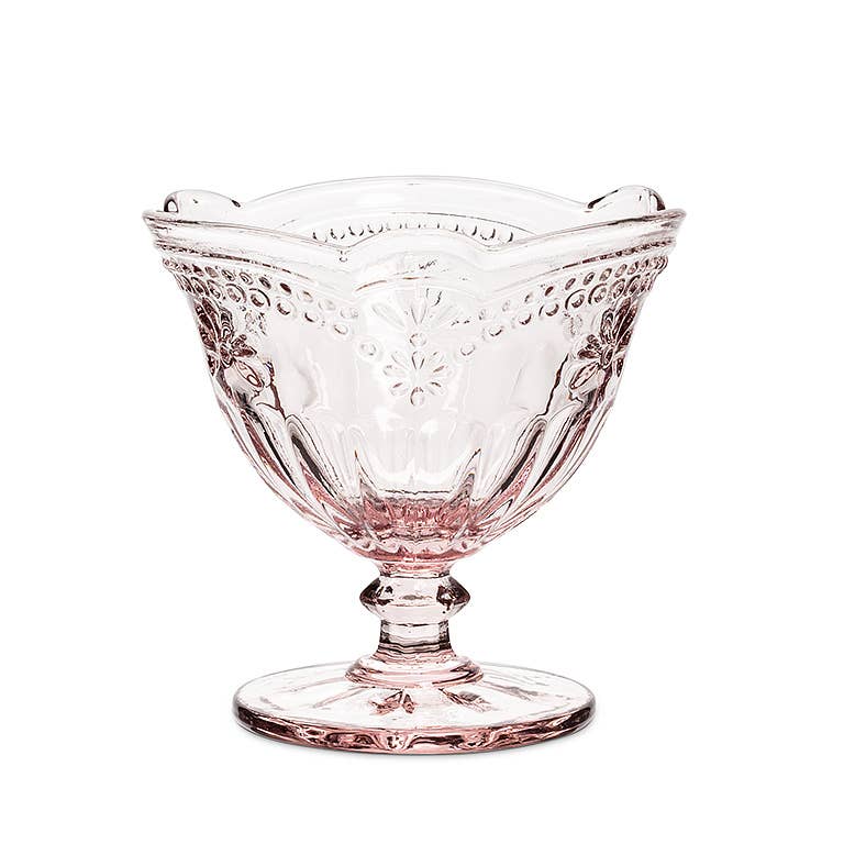 Flower Pedestal Glassware