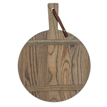 Load image into Gallery viewer, Ash Driftwood Round Charcuterie Board
