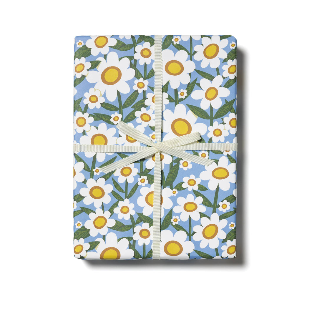 Seventies Daisy Wrapping Paper