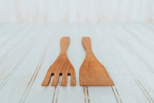 Load image into Gallery viewer, Michigan Cherry - 12" Servers - Bee's Oil Finish
