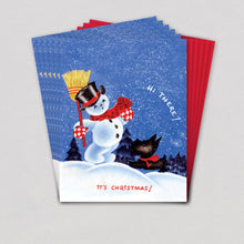 Load image into Gallery viewer, Snowman and Scottie - Boxed Christmas Cards
