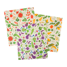 Load image into Gallery viewer, New! Garden Party Swedish Dishcloth 3 Pack
