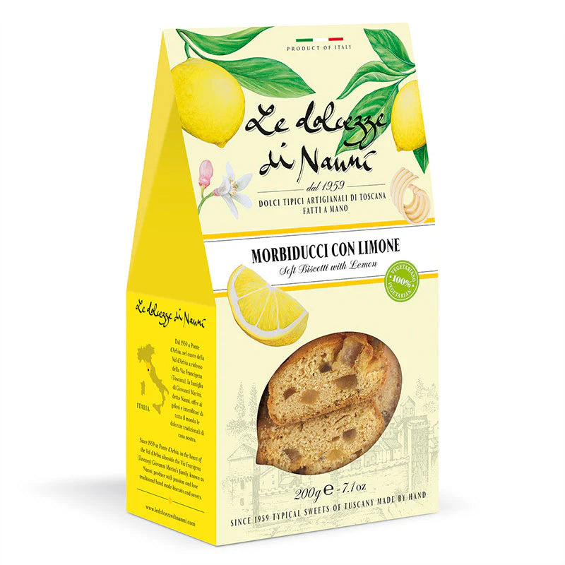 Morbiducci Soft Biscotti with Lemon