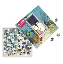 Load image into Gallery viewer, Moomins on the Riviera Jigsaw Puzzle by Flame Tree Publishing
