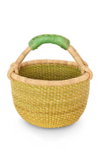 Load image into Gallery viewer, Pastel Green and Natural Flecked Baby Bolga
