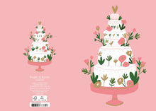 Load image into Gallery viewer, Tiered Wedding Cake Petite Card  - Roger la Borde
