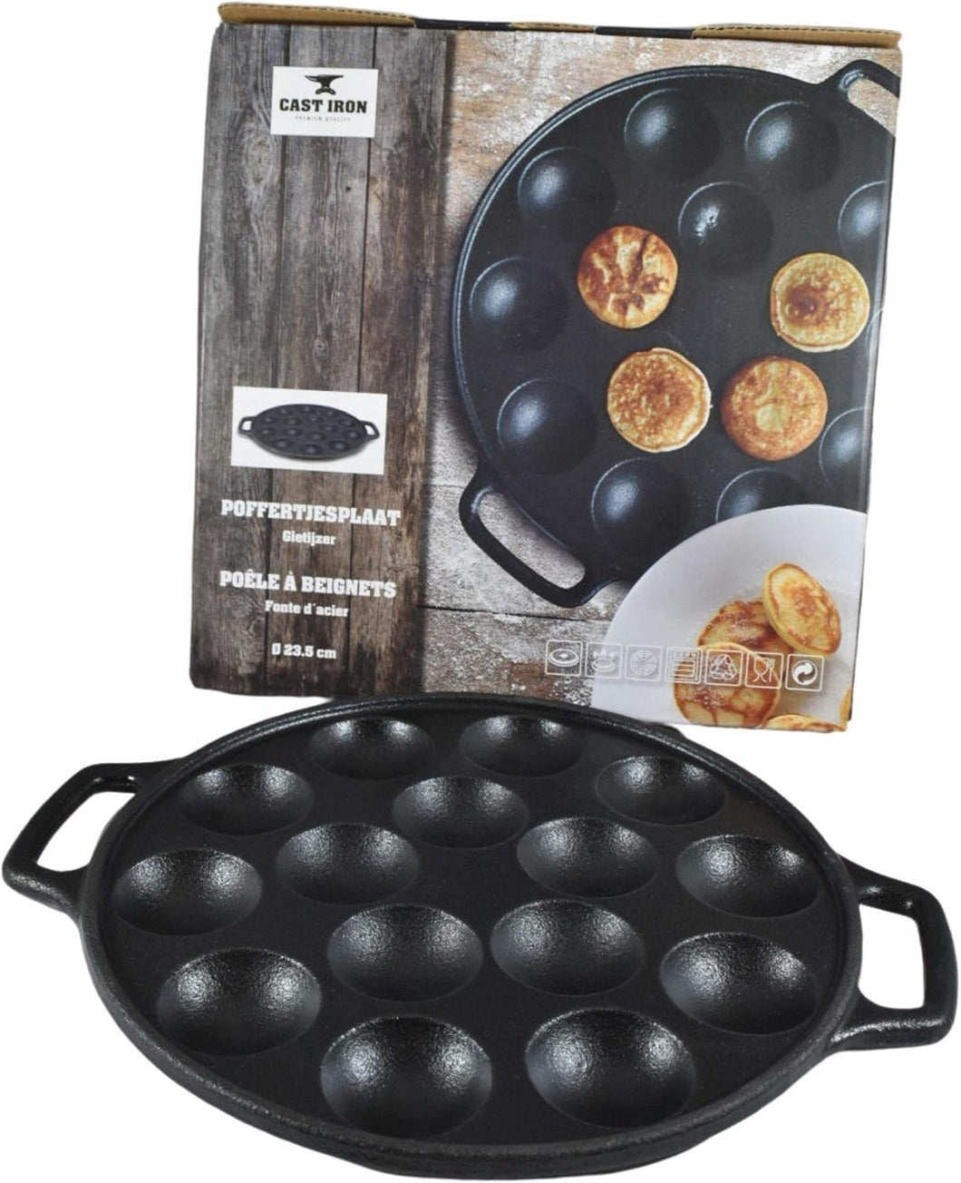 Cast Iron Poffertjes Pan