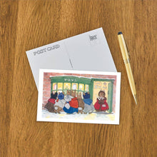 Load image into Gallery viewer, Postcard Bunnies at Toy Shop
