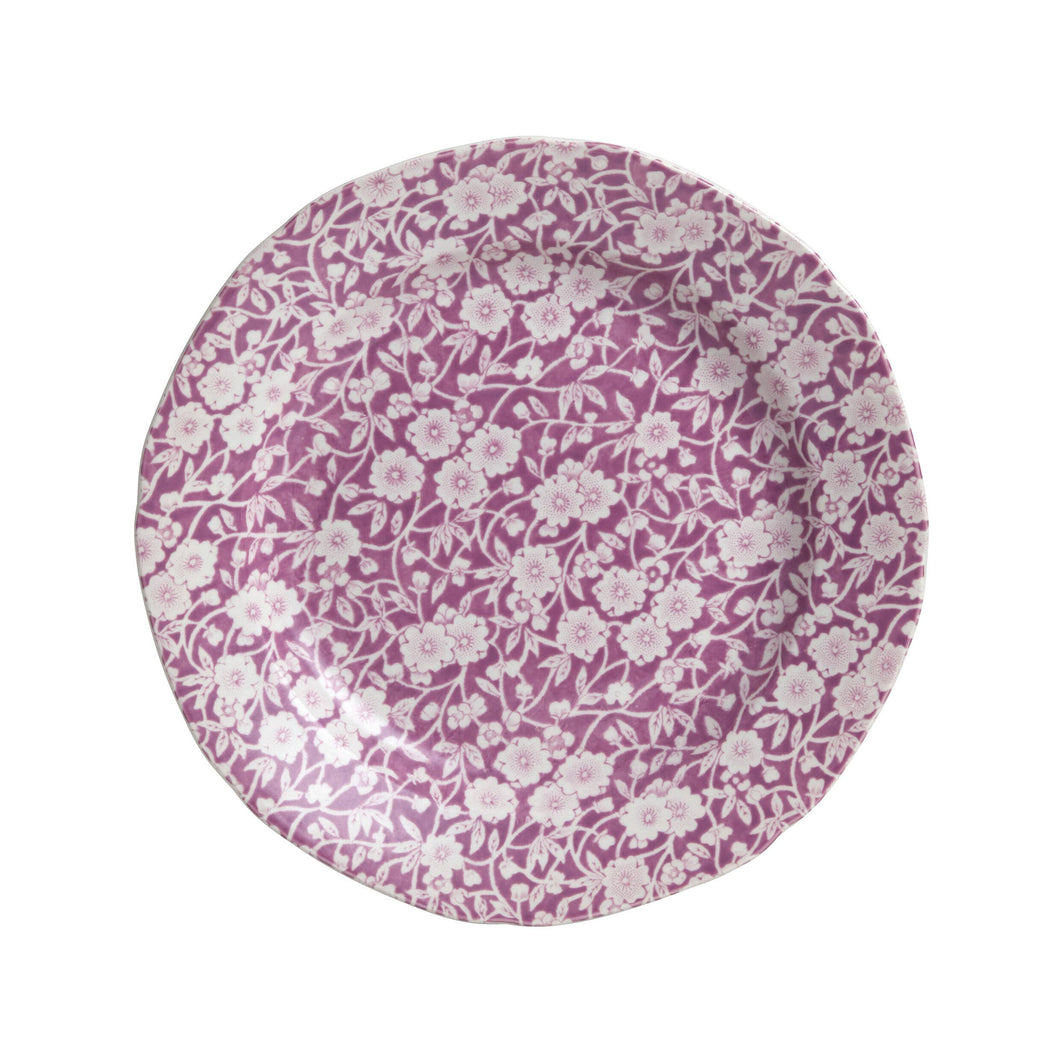 Burleigh Blossom Calico Medium Plate