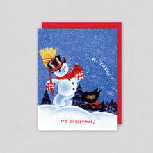 Load image into Gallery viewer, Snowman and Scottie - Boxed Christmas Cards
