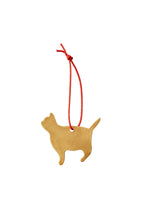 Load image into Gallery viewer, Brass Cat Ornament
