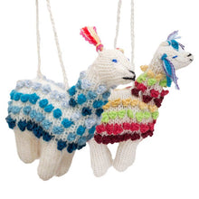 Load image into Gallery viewer, Alpaca  - Alpaca Knitted Ornament - Farm Animal
