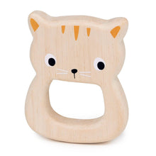 Load image into Gallery viewer, Wooden Bird and Kitten Teethers
