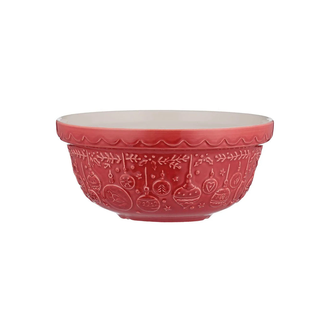 Mason Cash - Mixing Bowl S30 Deck the Halls, Red