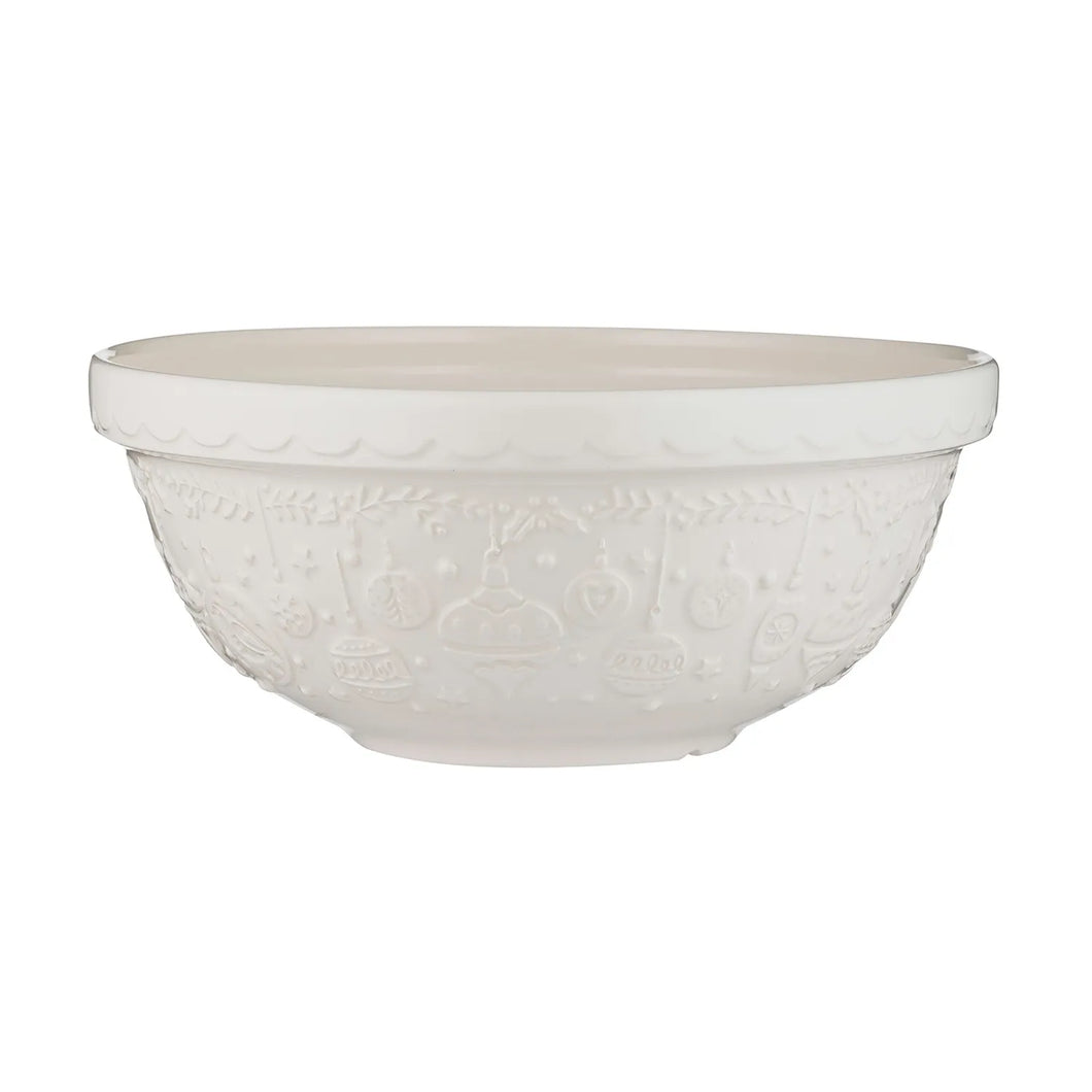 Mason Cash - Mixing Bowl S18 Deck the Halls, Cream