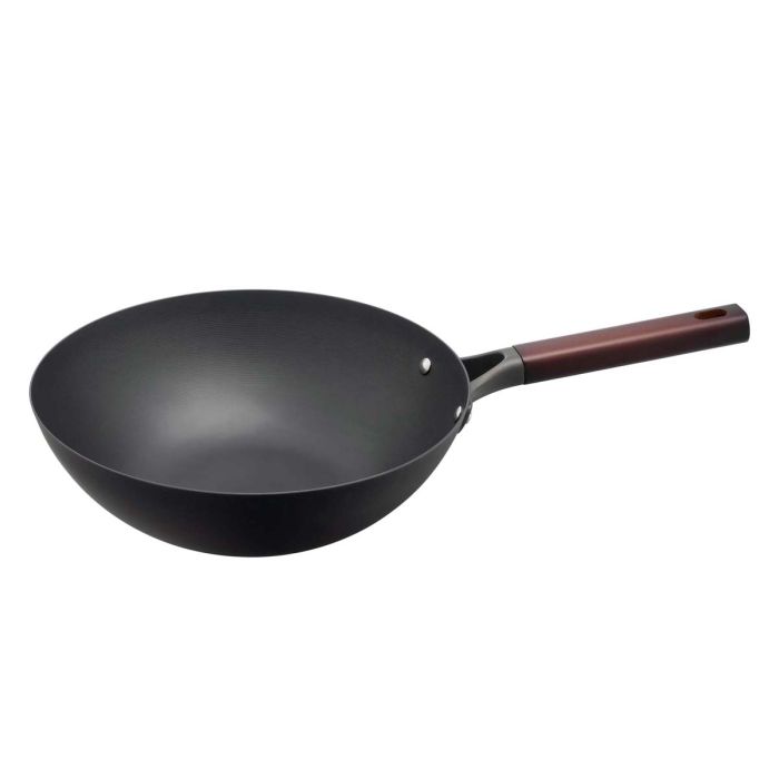 11.8 Inch Pre-Seasoned Carbon Steel Wok