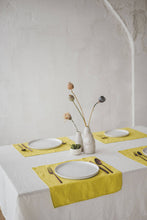 Load image into Gallery viewer, Handmade Linen Tablecloth - White
