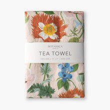 Load image into Gallery viewer, POPPIES Linen Tea Towel - Botanica Paper Co
