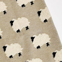 Load image into Gallery viewer, Fuzzy Sheep - Organic Cotton Jacquard Knit Baby Blanket

