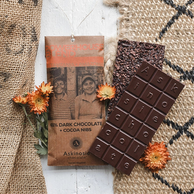 Askinosie Chocolate Bar - 65% PowerHouse Blend Nibble Bar