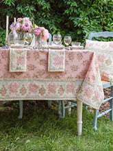 Load image into Gallery viewer, April Cornell – Antique Tablecloth, Rose
