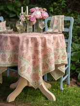 Load image into Gallery viewer, April Cornell – Antique Tablecloth, Rose
