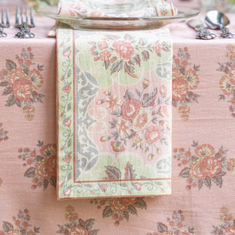 April Cornell - Antique Napkins - Rose , Set of 4