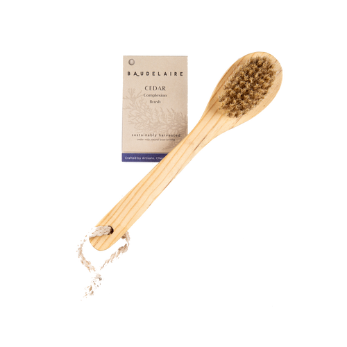 Baudelaire Cedar Long Handle Complexion Brush