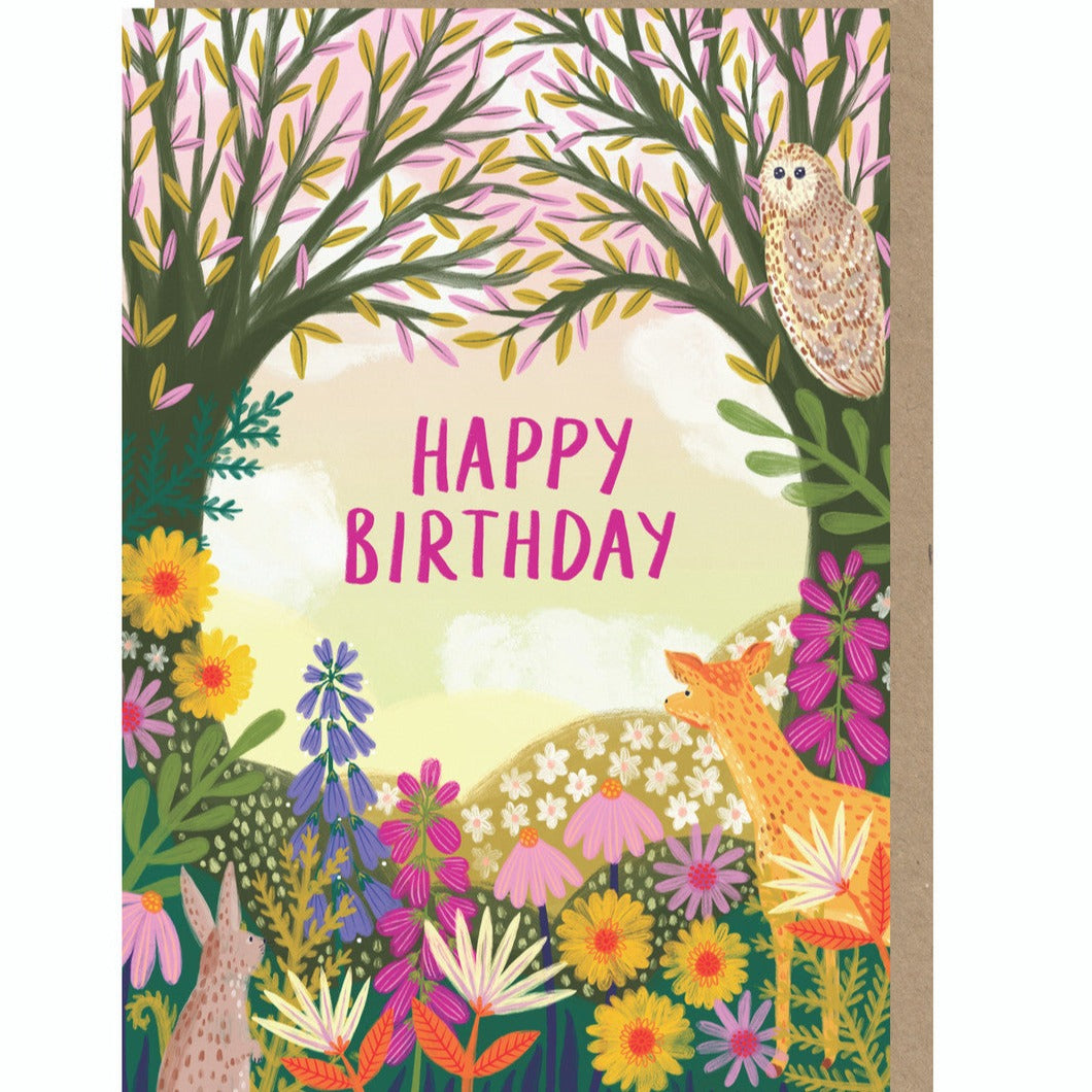 Birthday Forest Card