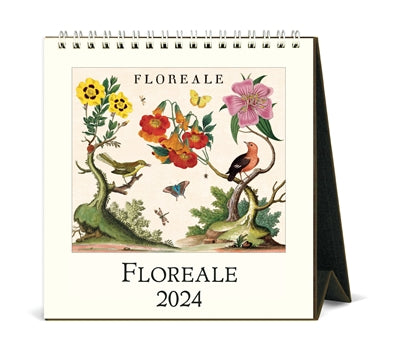 Floreale 2024 Cavallini Desk Calendar