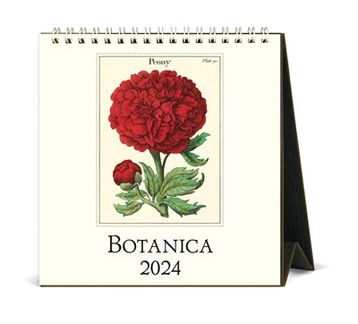 Botanica 2024 Cavallini Desk Calendar