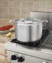 Load image into Gallery viewer, Cuisinart MultiClad Pro Triple Ply Stainless Cookware - 12 Qt Stockpot with Lid
