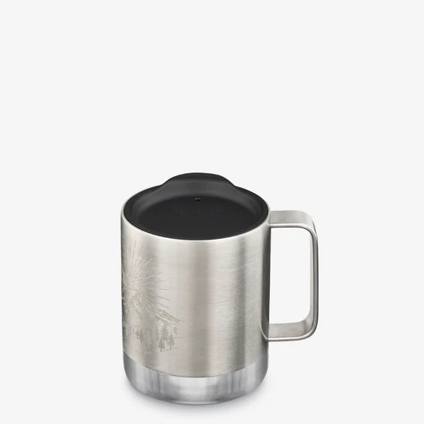 Klean Kanteen - Insulated Camp Mug, 12 oz - Mountain-Brushed Stainless Steel