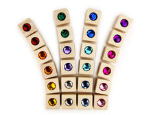 Load image into Gallery viewer, 24 pc. Cube Gem Blocks

