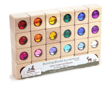 Load image into Gallery viewer, 24 pc. Cube Gem Blocks
