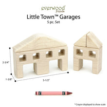 Load image into Gallery viewer, 5 pc. Little Town Blocks Garage Set
