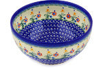 Load image into Gallery viewer, 7&quot; Serving Bowl - Polish Pottery - Pattern D19 - Ceramika Bona
