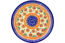 Load image into Gallery viewer, Dessert Plate Red Daisy - Polish Pottery - Ceramika Bona
