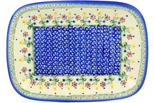 Load image into Gallery viewer, 11&quot; Platter Spring Flowers - Polish Pottery - Ceramika Bona
