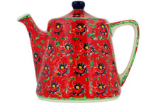 Load image into Gallery viewer, Savvy Scarlet Coffee/Teapot Polish Pottery - UNIKAT - Ceramika Artystyczna
