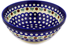 Load image into Gallery viewer, 8&quot; Serving Bowl - Polish Pottery - Mosquito - Zaklady Ceramicze
