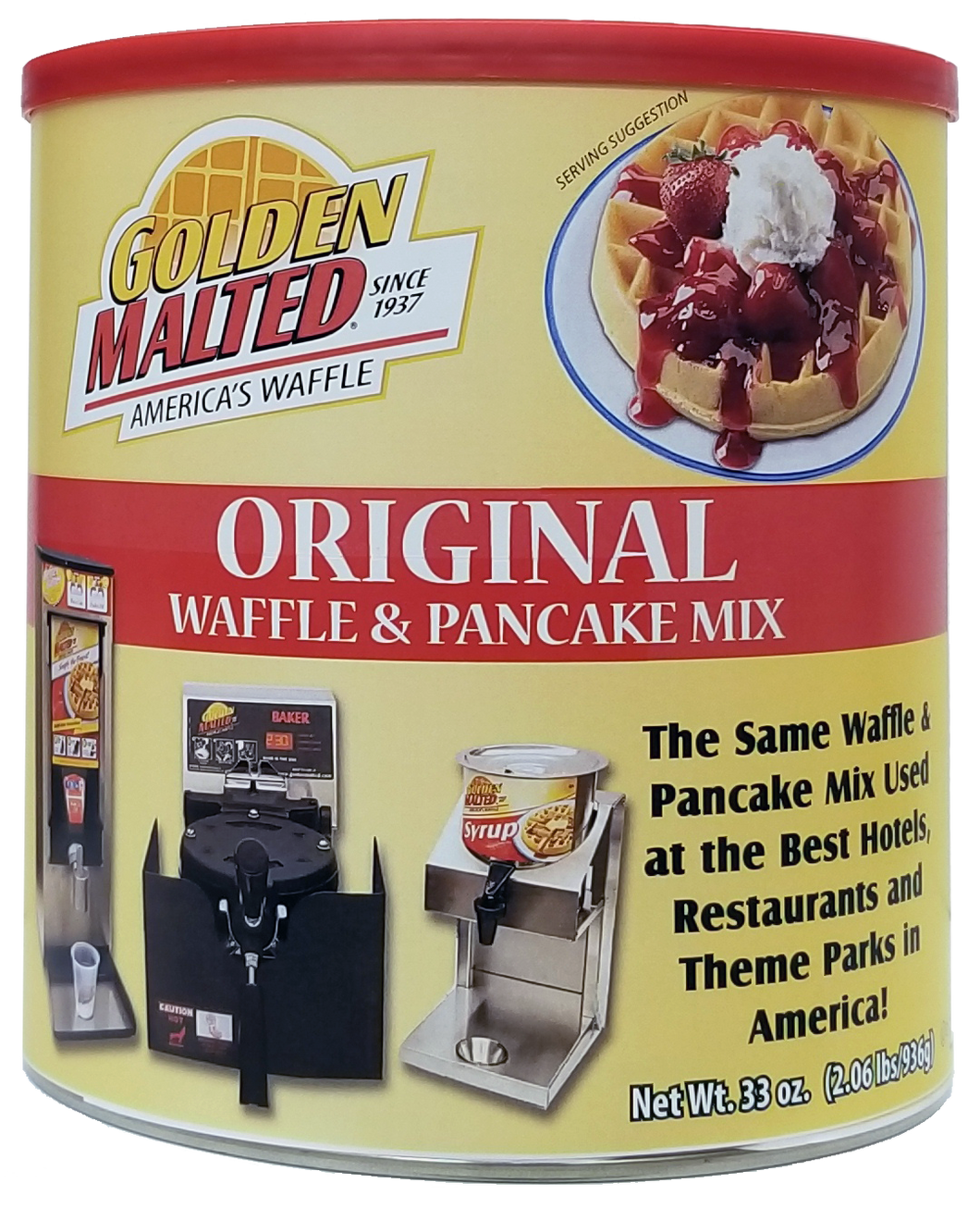 Carbon's Golden Malted Waffle and Pancake Mix